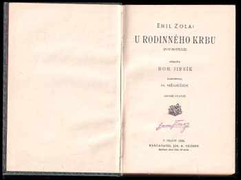 Émile Zola: U rodinného krbu