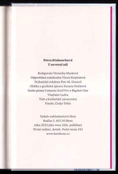 Petra Klabouchová: U severní zdi