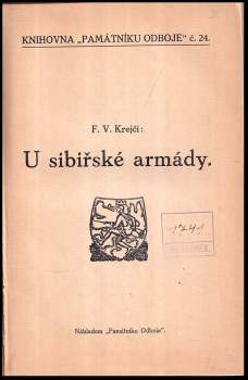 F. V Krejčí: U sibiřské armády