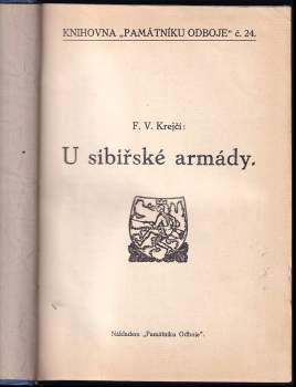 F. V Krejčí: U sibiřské armády