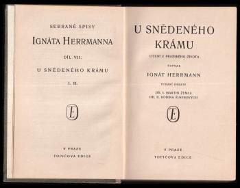 Ignát Herrmann: U snědeného krámu