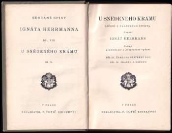 Ignát Herrmann: U snědeného krámu