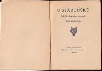 Lila Bubelová: U staroušků