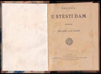 Émile Zola: U štěstí dam