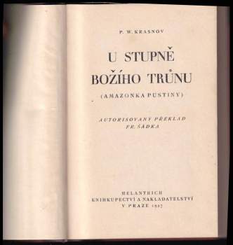 Petr Nikolajevič Krasnov: U stupně Božího trůnu