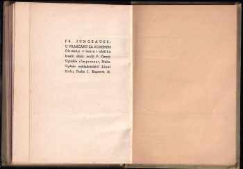 František Jungbauer: U vrabčáků za komínem
