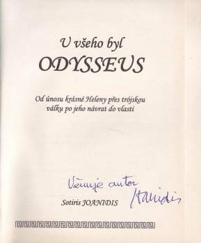 Sotiris Joanidis: U všeho byl Odysseus
