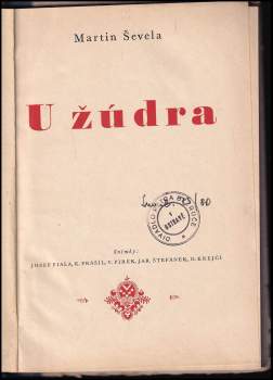 Martin Švehla: U žúdra