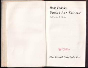 Hans Fallada: Ubohý pan Kufalt