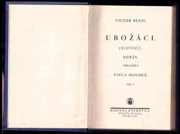 Victor Hugo: Ubožáci