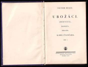 Victor Hugo: Ubožáci