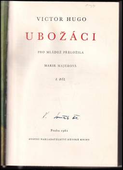 Victor Hugo: Ubožáci