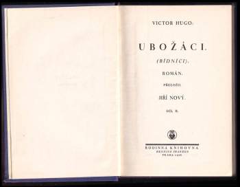 Victor Hugo: Ubožáci