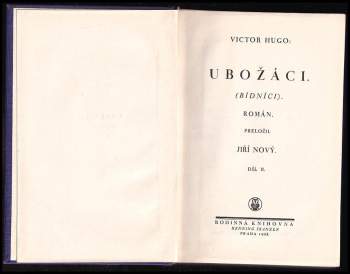 Victor Hugo: Ubožáci