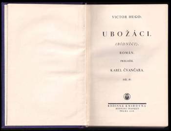 Victor Hugo: Ubožáci
