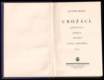 Victor Hugo: Ubožáci