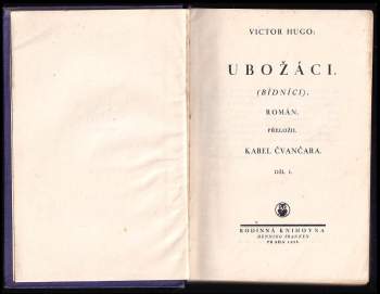 Victor Hugo: Ubožáci