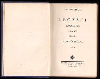 Victor Hugo: Ubožáci