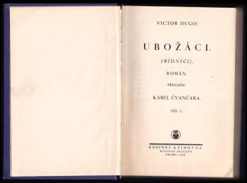 Victor Hugo: Ubožáci