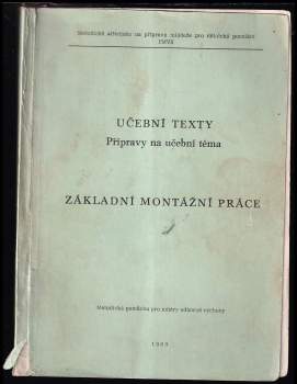 Učební texty, Přípravy na učební téma