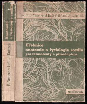 Učebnice anatomie a fysiologie rostlin pro farmaceuty a přírodopisce