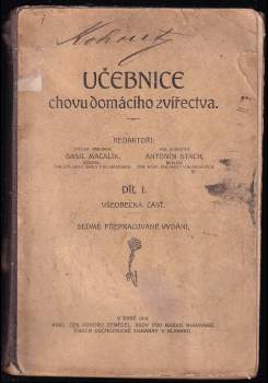 Učebnice chovu domácího zvířectva