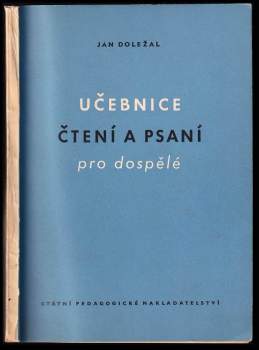 Učebnice čtení a psaní pro dospělé