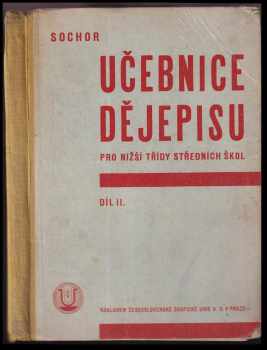 Učebnice dějepisu pro nižší třídy středních škol