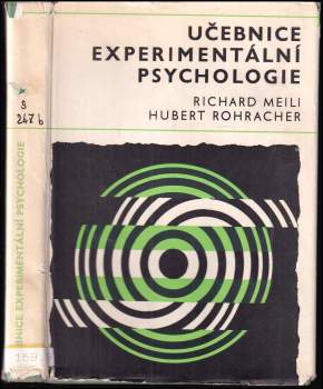 Učebnice experimentální psychologie