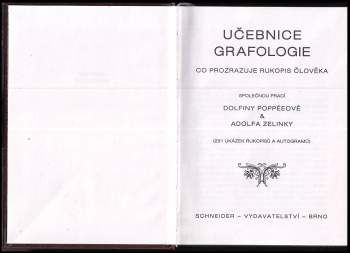 Dolfina Poppée: Učebnice grafologie