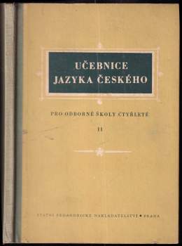 Učebnice jazyka českého pro odborné školy čtyřleté