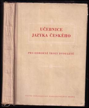 Učebnice jazyka českého pro odborné školy dvouleté