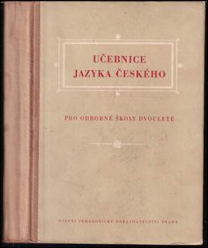 Učebnice jazyka českého pro odborné školy dvouleté