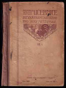 Učebnice jazyka francouzského pro školy měšťanské