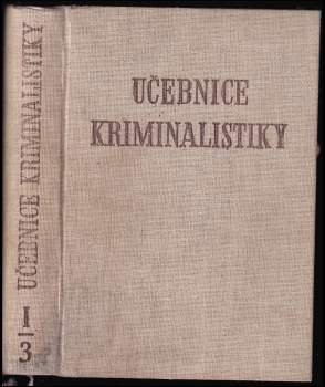 Bohuslav Němec: Učebnice kriminalistiky