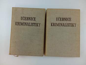 Jaroslav Holoubek: Učebnice kriminalistiky - první díl - svazek druhý