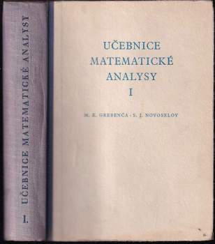 Učebnice matematické analysy