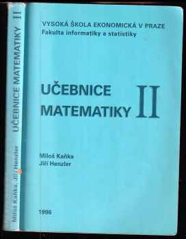 Učebnice matematiky II