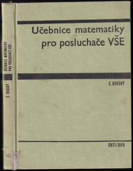 Učebnice matematiky pro posluchače VŠE
