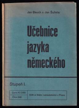 Učebnice německého jazyka pro měšťanské školy