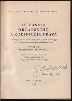 Učebnice občanského a rodinného práva