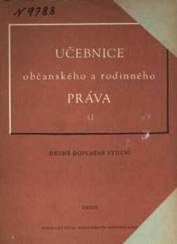Učebnice občanského a rodinného práva
