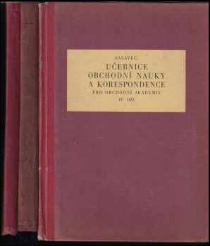 Učebnice obchodní nauky a korespondence pro obchodní akademie 2-4