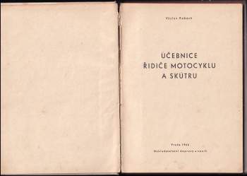Václav Raboch: Učebnice řidiče motocyklu a skútru