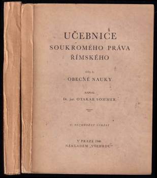 Učebnice soukromého práva římského