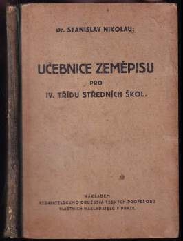 Učebnice zeměpisu pro IV. třídu středních škol