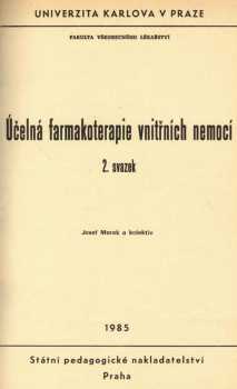 Účelná farmakoterapie vnitřních nemocí