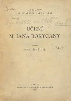 Učení M. Jana Rokycany