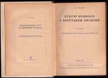 N. I Il'jin: Účetní evidence v sovětském obchodě