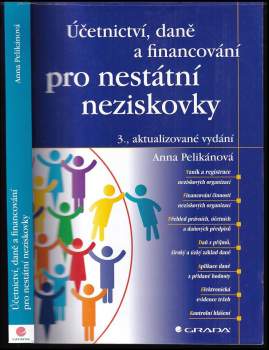 Anna Pelikánová: Účetnictví, daně a financování pro nestátní neziskovky